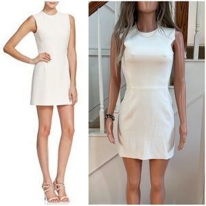 French Connection white stretch mini dress